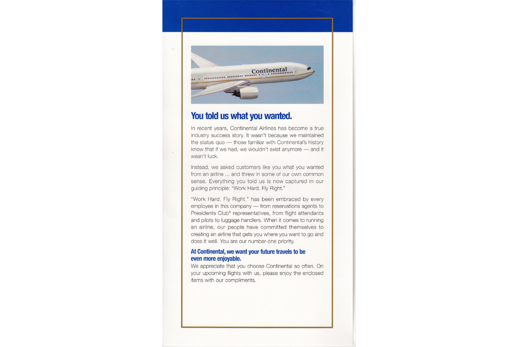 Picture of plane - You told us what you wanted