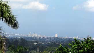 Vista of Havana from balcony of house 