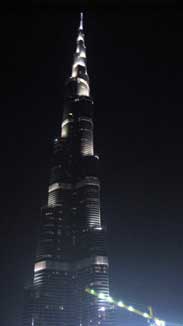 Burj Khalifa at night