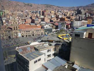 Plaza San Francisco in Downtown La Paz