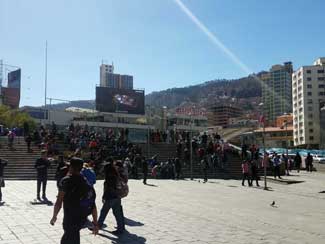 Plaza San Francisco in Downtown La Paz