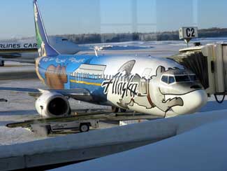 Alaska Air Airplane